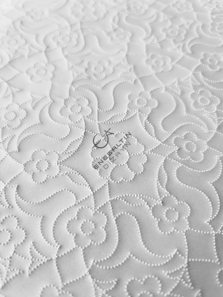 Şablon Desen 40x33 cm. - Birim Tekrarı Sürekli Motif / Ulama Çini Tabak / Karo Deseni