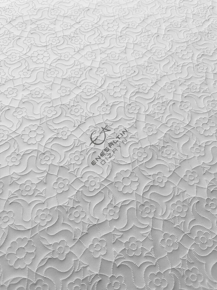 Şablon Desen 40x33 cm. - Birim Tekrarı Sürekli Motif / Ulama Çini Tabak / Karo Deseni