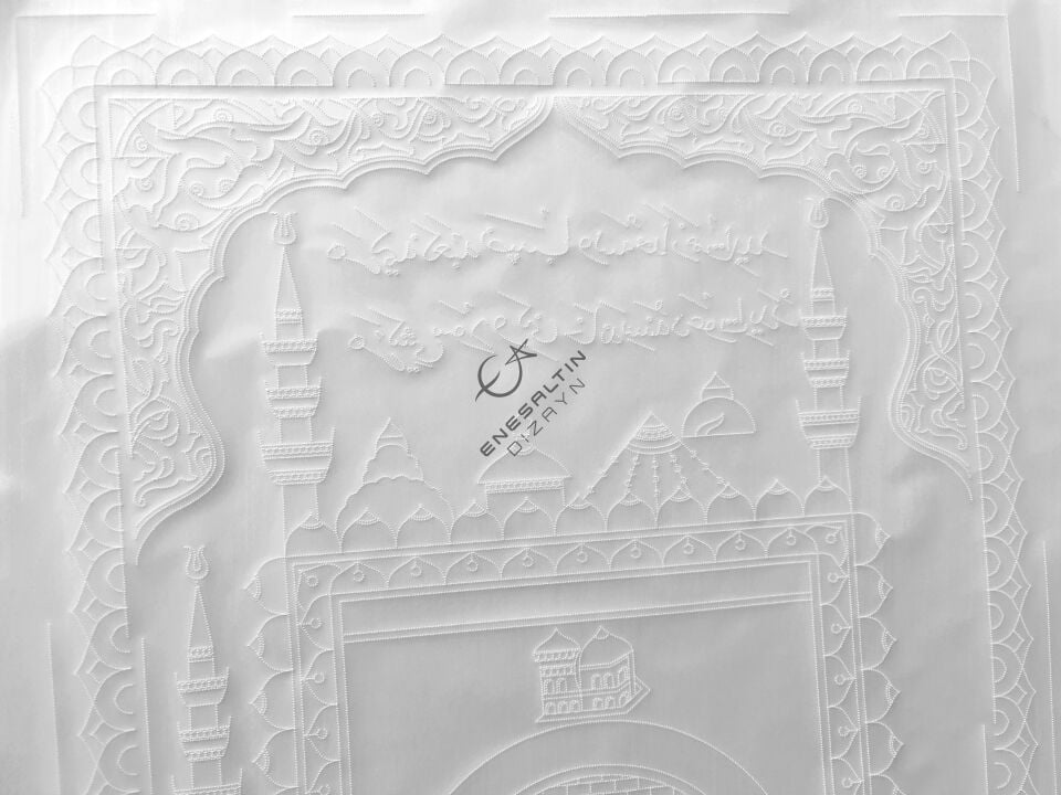 Şablon Desen 40x60 cm. -  Kabe Motifli Çini Karo Deseni