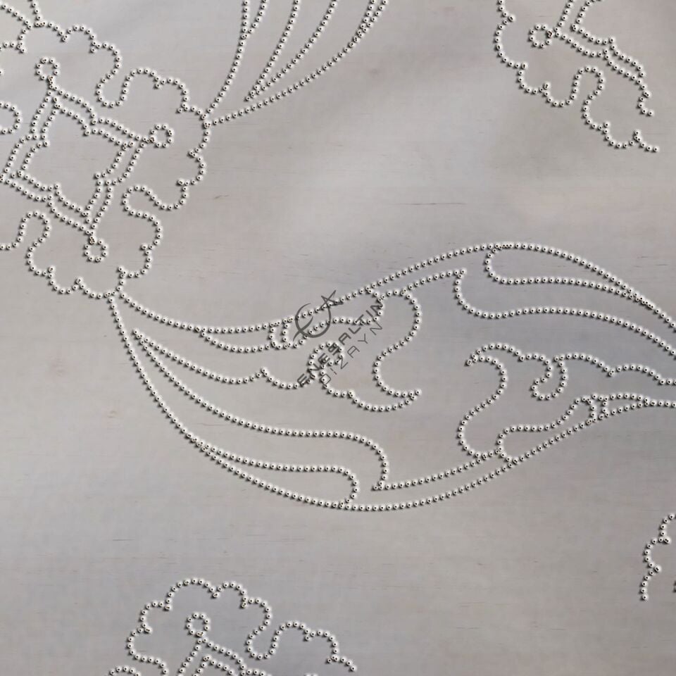 Şablon Desen - Rüstem Paşa Camii Rumi Çini Karo Deseni