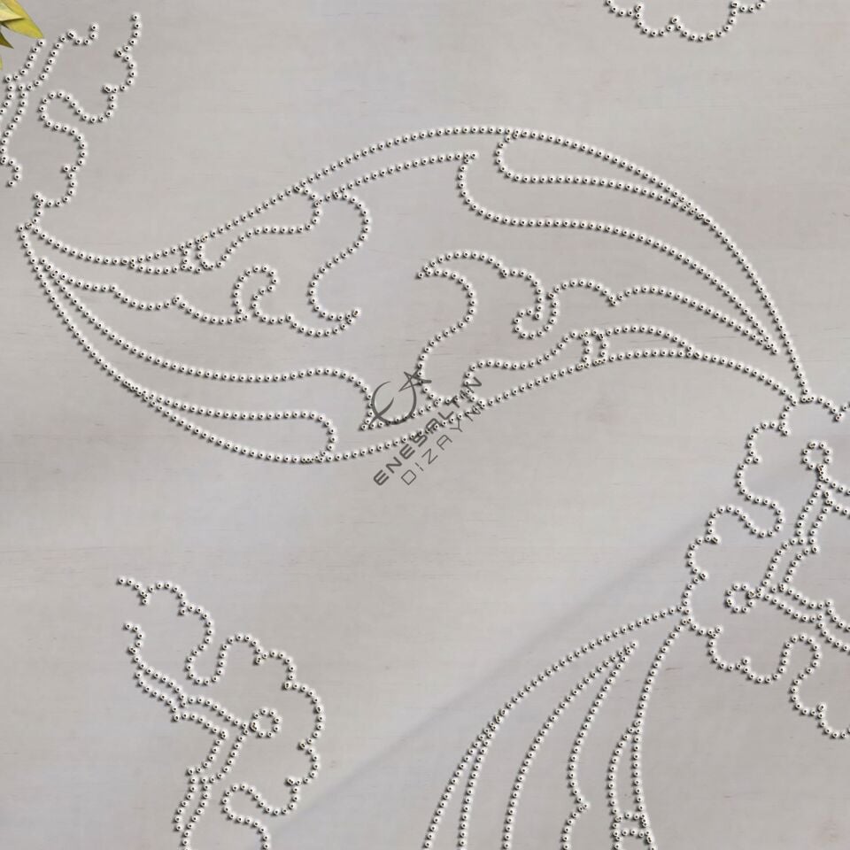 Şablon Desen - Rüstem Paşa Camii Rumi Çini Karo Deseni