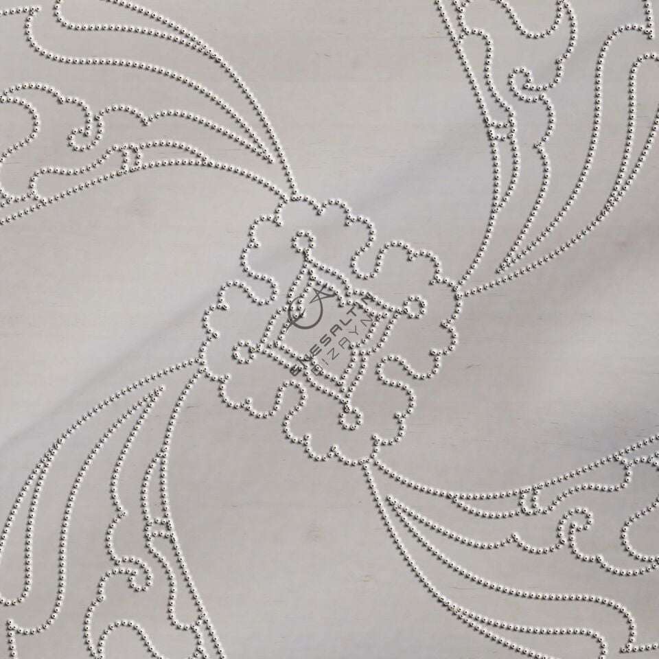 Şablon Desen - Rüstem Paşa Camii Rumi Çini Karo Deseni