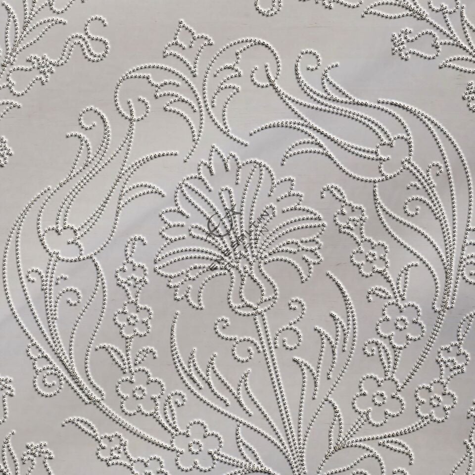 Şablon Desen  -  Lale Sümbül Karanfil Çini Tabak Deseni