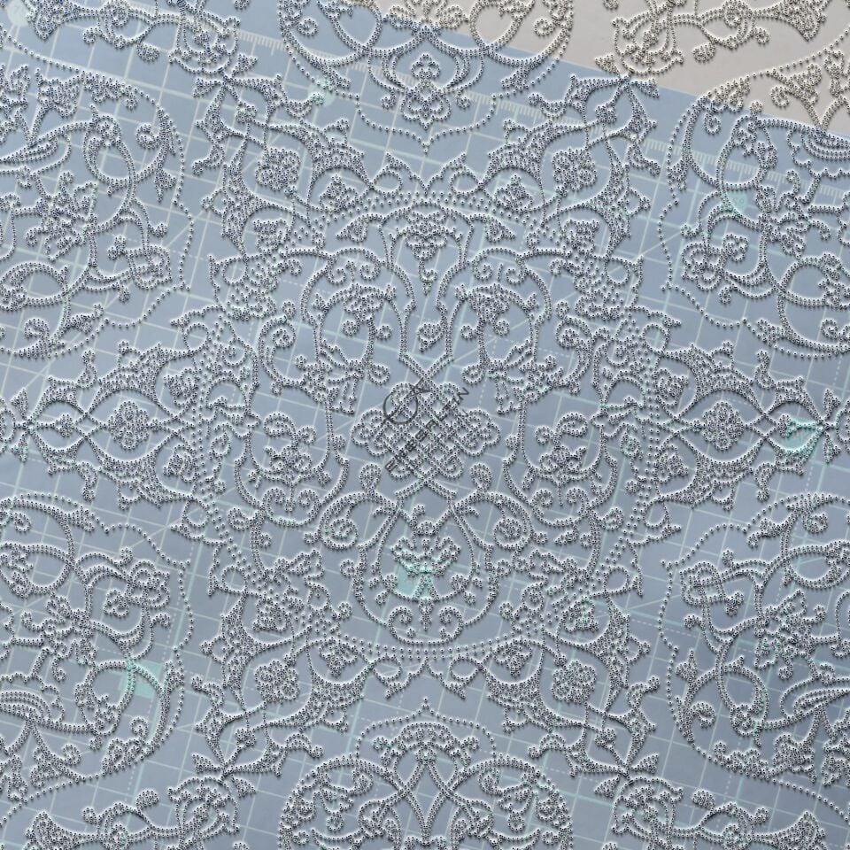 Şablon Desen 40 cm - Baba Nakkaş 1510 Rumi Lotus Motifli Çini Tabak Deseni