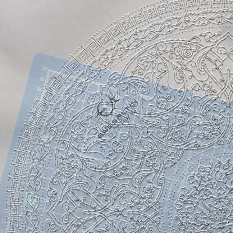 Şablon Desen 40 cm - Baba Nakkaş 1480 Klasik İznik Rumi Hatayi Çini Tabak Deseni