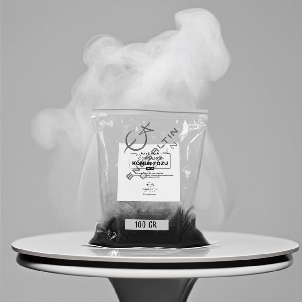 Kahve Kıvamında Öğütülmüş Meşe Kömür Tozu 100 gr. (Çini Desen Aktarımı İçin)