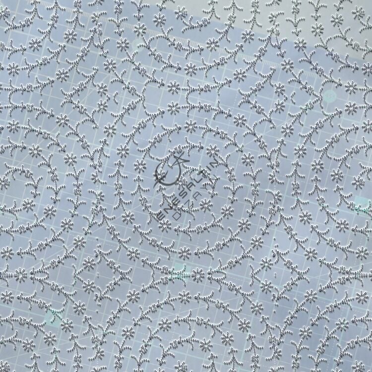 Şablon Desen 25 x 42 cm. - Haliç Ulama Çini Tabak / Karo Deseni