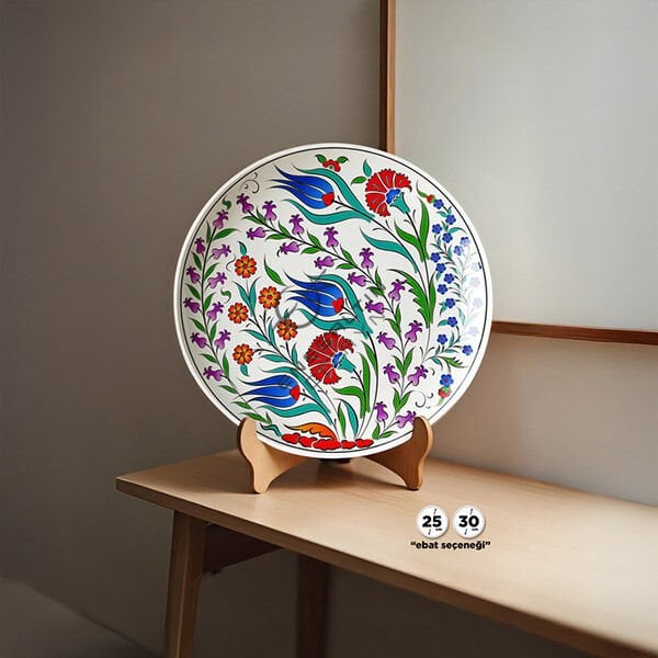 Şablon Desen - Serbest Stil Tüm Motifler Çini Deseni