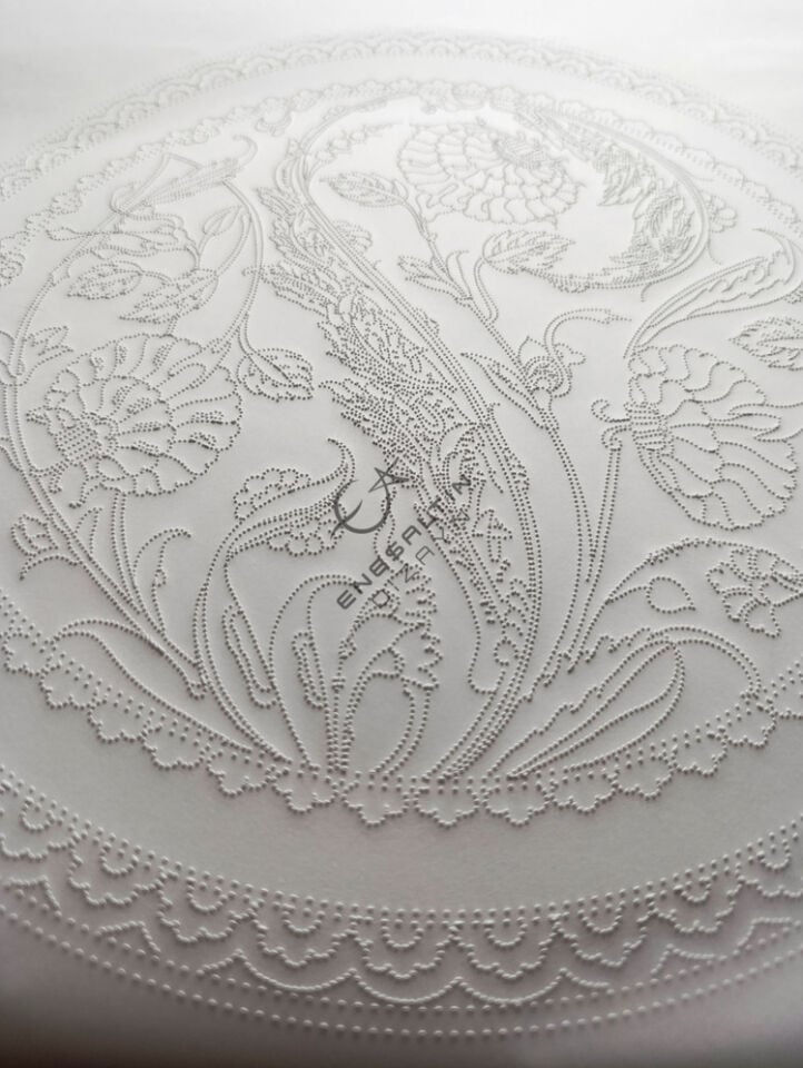 Hazır Şablon 3'lü Desen Seti - İznik 16. yy. 3'lü Gül Kompozisyon Çini Deseni