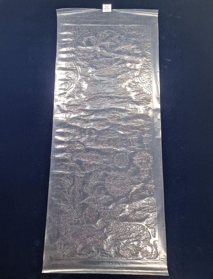 ŞAH BOY Şablon Desen 50 x 125 cm. - Baş Nakkaş Şah Kulu Saz Yolu Çini Pano Deseni