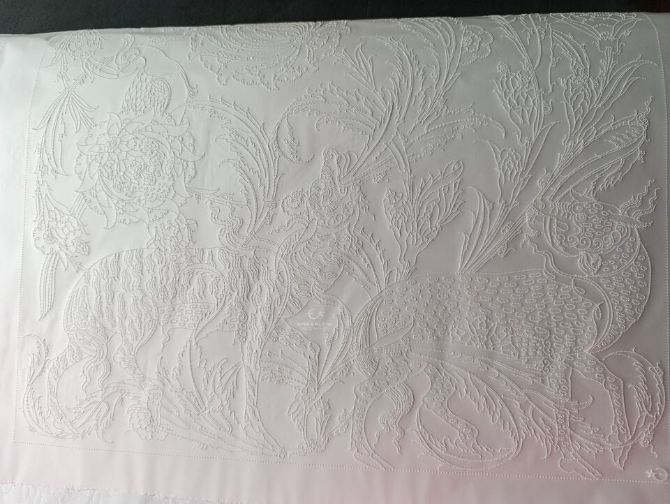 HACE BOY Şablon Desen 40 x 100 cm. - Baş Nakkaş Şah Kulu Saz Yolu Çini Pano Deseni