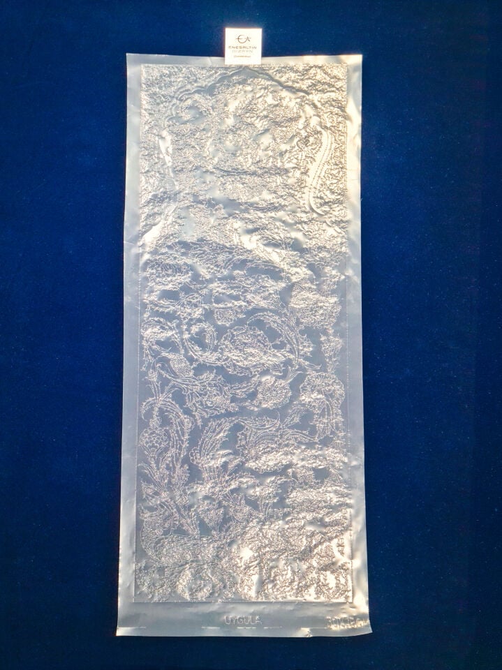 ÇERİ BOY Şablon Desen 30 x 75 cm. - Baş Nakkaş Şah Kulu Saz Yolu Çini Pano Deseni