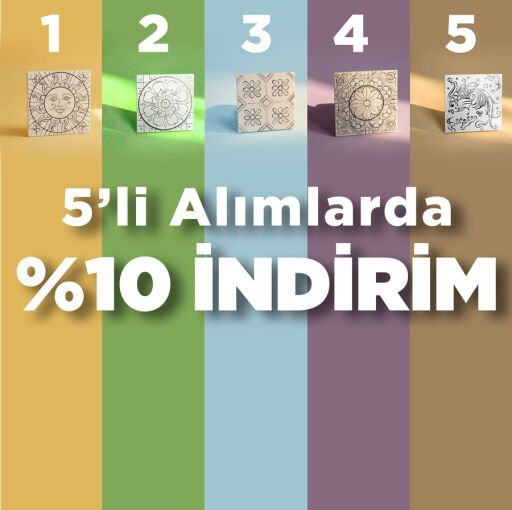 Tahrirli Ürünler Kategorisinde 5'li Alımlarda %10 